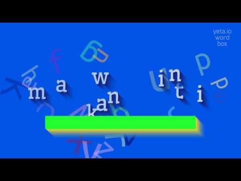 MAKWANTINI - HOW TO PRONOUNCE MAKWANTINI? #makwantini