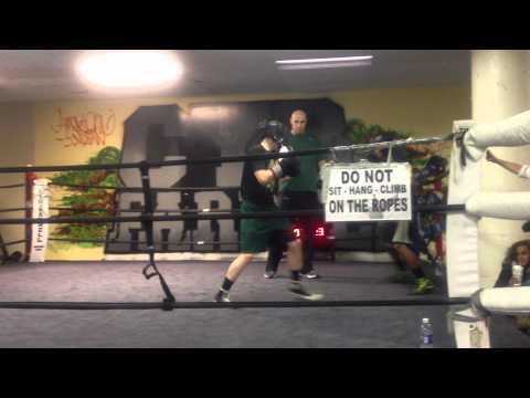 Nick "Dropkick" Bell Sparring at Cyr Farrell Gym, Quincy, Round 1