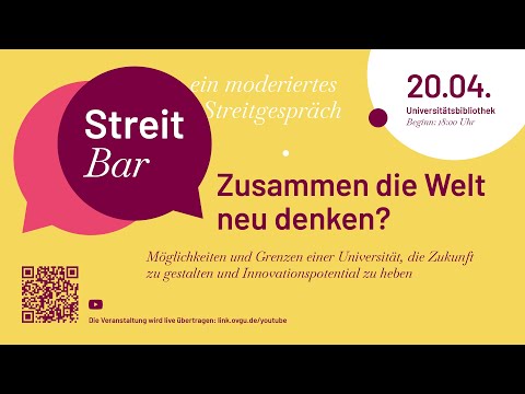 streitBar - Zusammen die Welt neu denken | OVGU