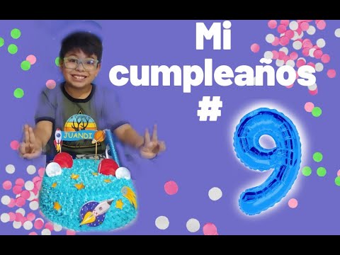 fiesta de cumpleaños con mi familia, Juan cumple 9 años 🎂🎈