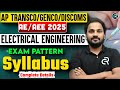 AP TRANSCO GENCO DISCOMS AE AEE 2025 Syllabus Eligibility Exam Pattern Comparision