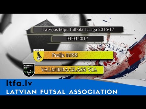 Preiļu BJSS - VALMIERA GLASS VIA [LTFA 1.LĪGA 2016/17 [Highlights]