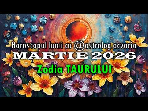 TAURUL♉ Gata de plecare 📣 Horoscopul lunii MARTIE 2026 ⭐@astrolog.ACVARIA