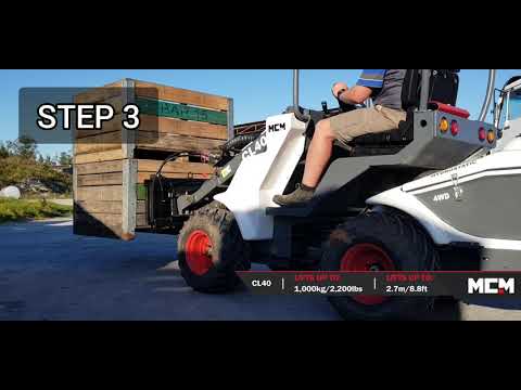 How To Connect An Attachment with the CL40 Compact Loader