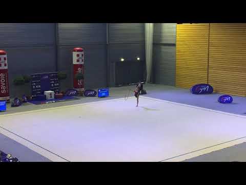 Jasmine Ounes cerceau  - Nat B 12-13 ans - France Chambéry 2019