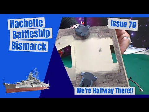 Build the Battleship Bismarck - The fourth 15cm gun turret