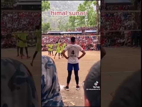 Himal sunari ko ball futne show ball spike😱😱😱 no.1 quick