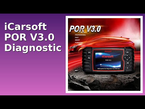 REVIEW (2025): iCarsoft POR V3.0 Diagnostic. Features.