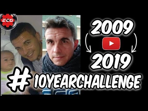 #10yearschallenge versión YOUTUBE