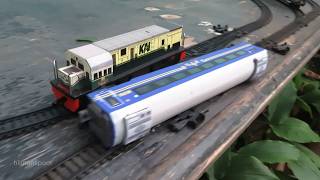 Download lagu Rangkaian Sampai Anjlok Drama Ujicoba Wesel Miniatur Kereta Api Baru (Railking) mp3