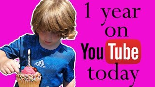 1 YEAR ANNIVERSARY ON YOUTUBE | I STARTED 1 YEAR AGO TODAY!
