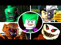 LEGO Batman The Videogame - All 15 Villain Boss Fights (Hero Missions)