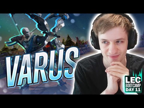 LEC BOOTCAMP DAY 11 🔥 TWO MIDLANERS MEET ON TOPLANE! - VARUS 😈