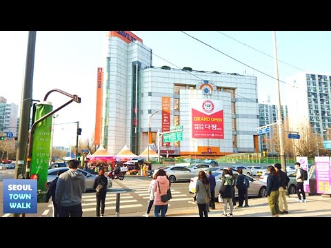 [4K] Caminhada em Seul - Rua do bairro Hagye-dong [Nowon-gu]┃22-0-2.