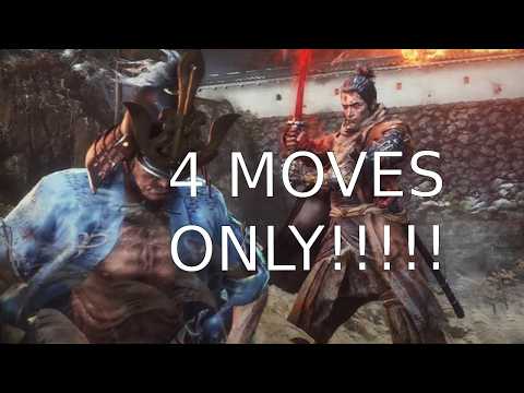 Beating ISSHIN using 4 MOVES ONLY! SEKIRO VS ISSHIN