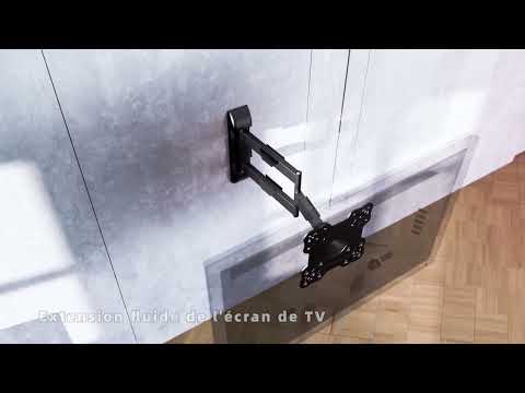 HILLPORT Meuble TV rotatif à 360°，Vidéo de présentation, version française