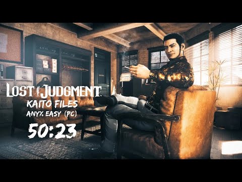 Lost Judgment: Kaito Files - Any% Easy Speedrun (PC) - 50:23