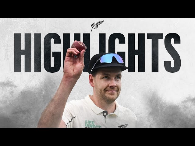 Duffy 5 Wickets & Hope 5️⃣6️⃣ | Highlights + Interviews | New Zealand v West Indies | 1st Test Day 2