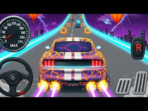 Mega Ramp Monster Car Racing 3D - Extreme Car Stunts - Android Gameplay