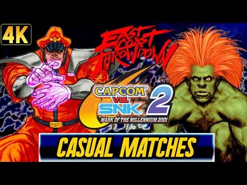 Capcom vs. Snk 2 @ ECT 2019 - Casual Matches [4k/60fps]