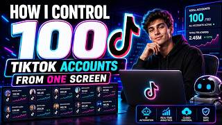 How I Control 100 TikTok Accounts From ONE Screen
