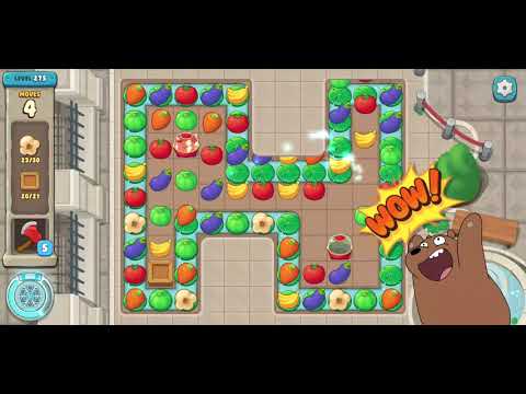 We Bare Bears Match3 Repairs Level 275 - No Boosters