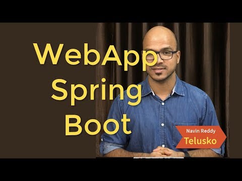 Web App using Spring Boot