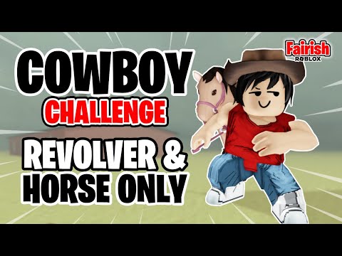 I Play Cowboy Class & Beat The Game Only With A Rev0lver & A Horse- Dead Rails Roblox