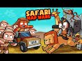 Safari KING of the JUNGLE MAP WARS! (Minecraft)