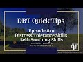 Self Soothing Skills: Relaxation And Calming Techniques - DBT Quick Tips (Self Help)