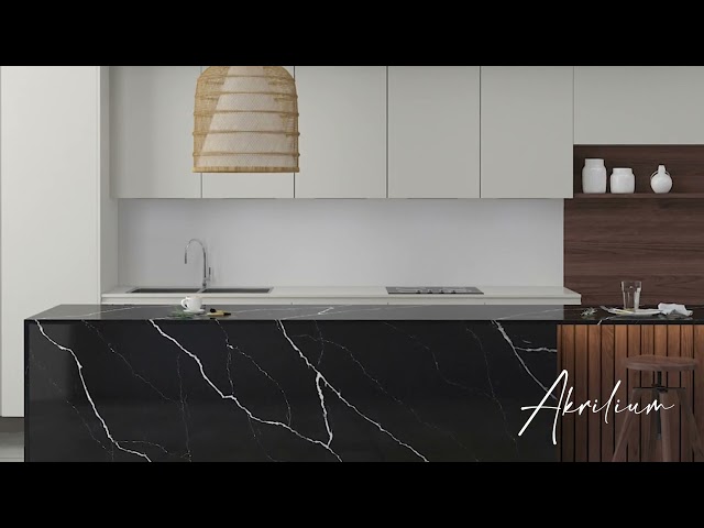 Кварцевый агломерат VicoStone BQ 8740 NERO MARQUINA