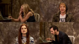 Harry Potter cast doing the Pottermore House Test (full video) video