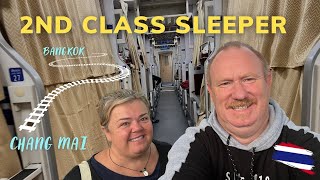 OVERNIGHT SLEEPER TRAIN (2nd Class - Bangkok to Chiang Mai) 2023