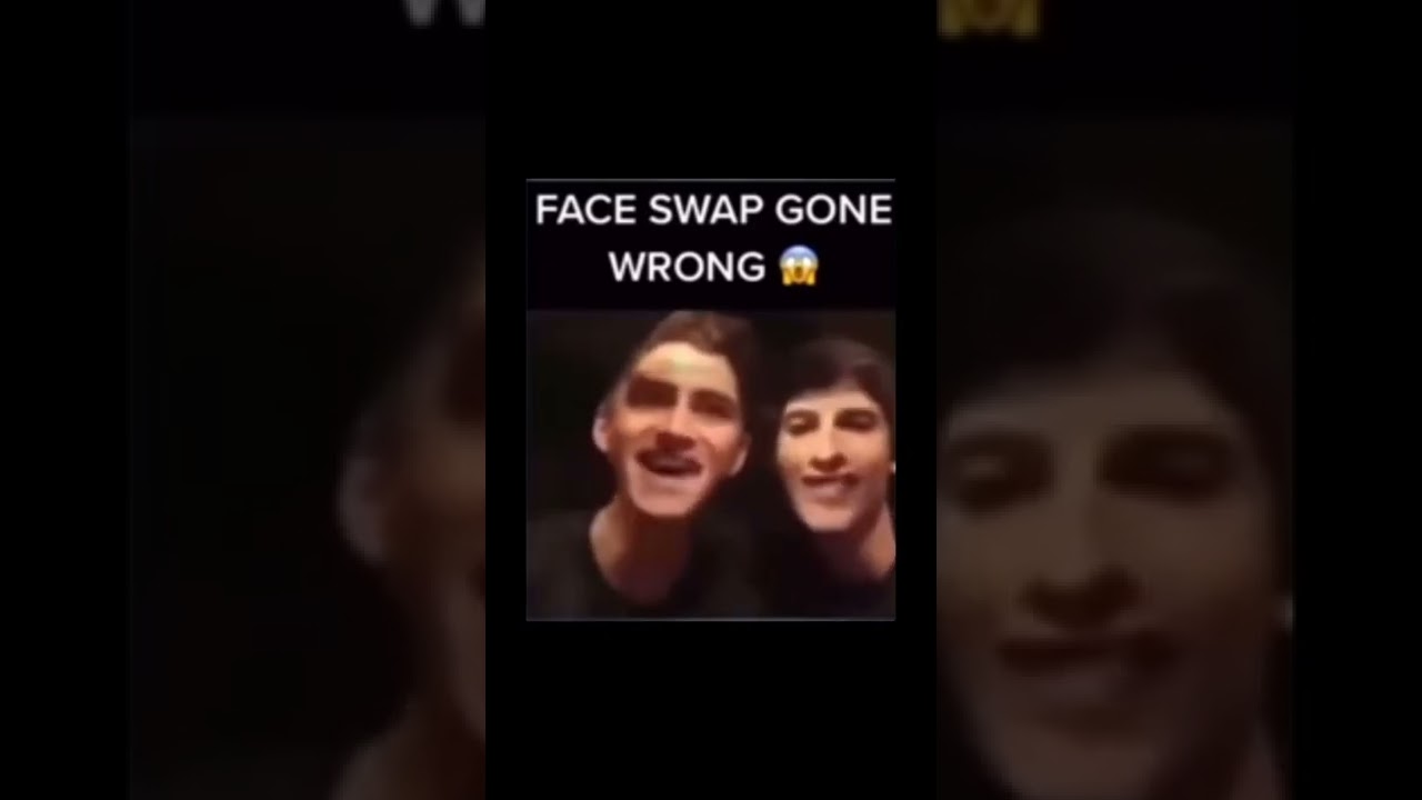 Omg.., face swap gone wrong || #scary #Ghost #Horror #horrorstory #shorts
