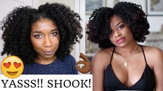 I TRIED FOLLOWING A NAPTURAL85 HAIR TUTORIAL