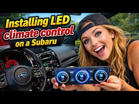 Subaru  - LED Climate control install