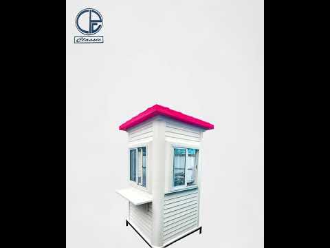 Color Coated FRP Portable Security Cabin