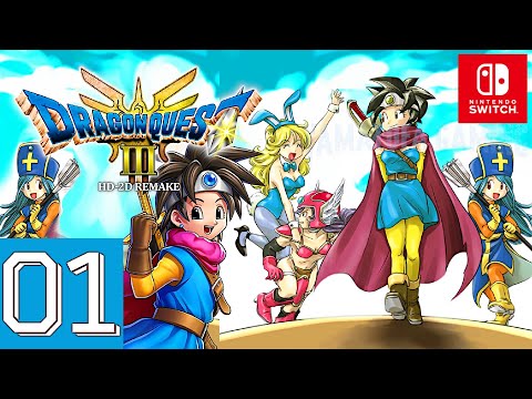 DRAGON QUEST III HD-2D Remake [Switch] | Gameplay Walkthrough Part 1 Prologue | No Commentary