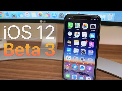 iOS 12 Dev Beta 3 / Public Beta 2 - What's New? (4K60P) Video