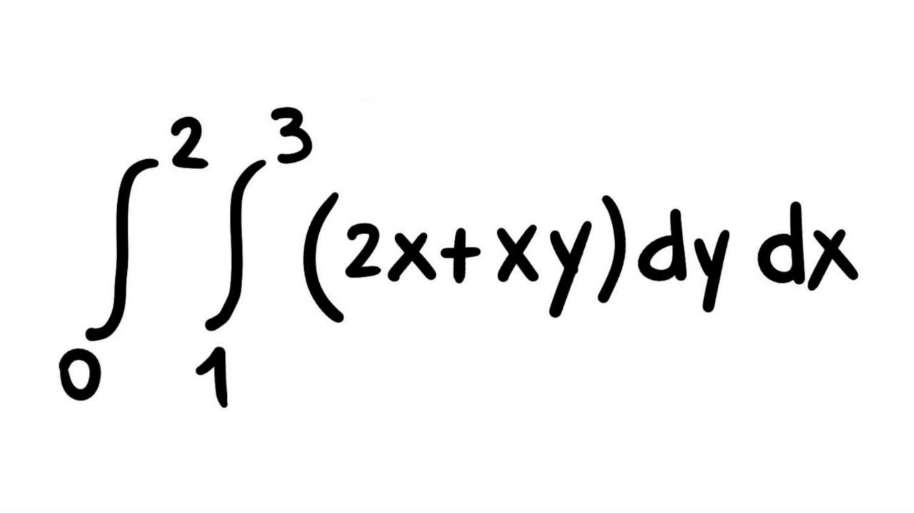 🟢 Como Calcular uma Integral Dupla Pelo Teorema de Fubini