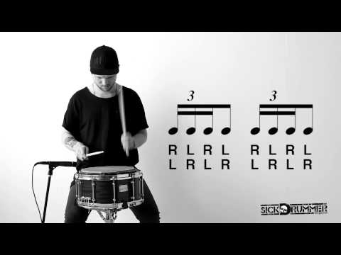 Sick Drummer Rudiment Series: 2. Single Stroke Four