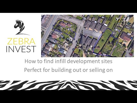 How to find infill development sites - Ideal for Building & Promotional Options