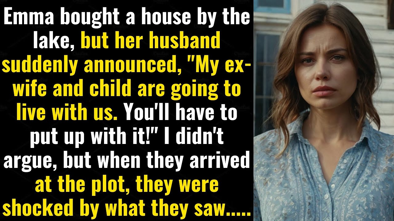 Emma bought a lake house, but her husband said: My ex-wife and kid will live with us. Deal with it!