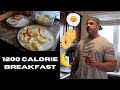 What Pro Bodybuilders Eat For Breakfast | 1200 CALORIES