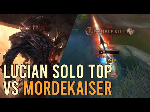HIGH NOON LUCIAN SOLO TOP VS MORDEKAISER