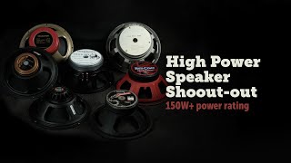 Video thumbnail for EVM 12L, Eminence and Celestion high power speaker shootout by Zilla Cabs