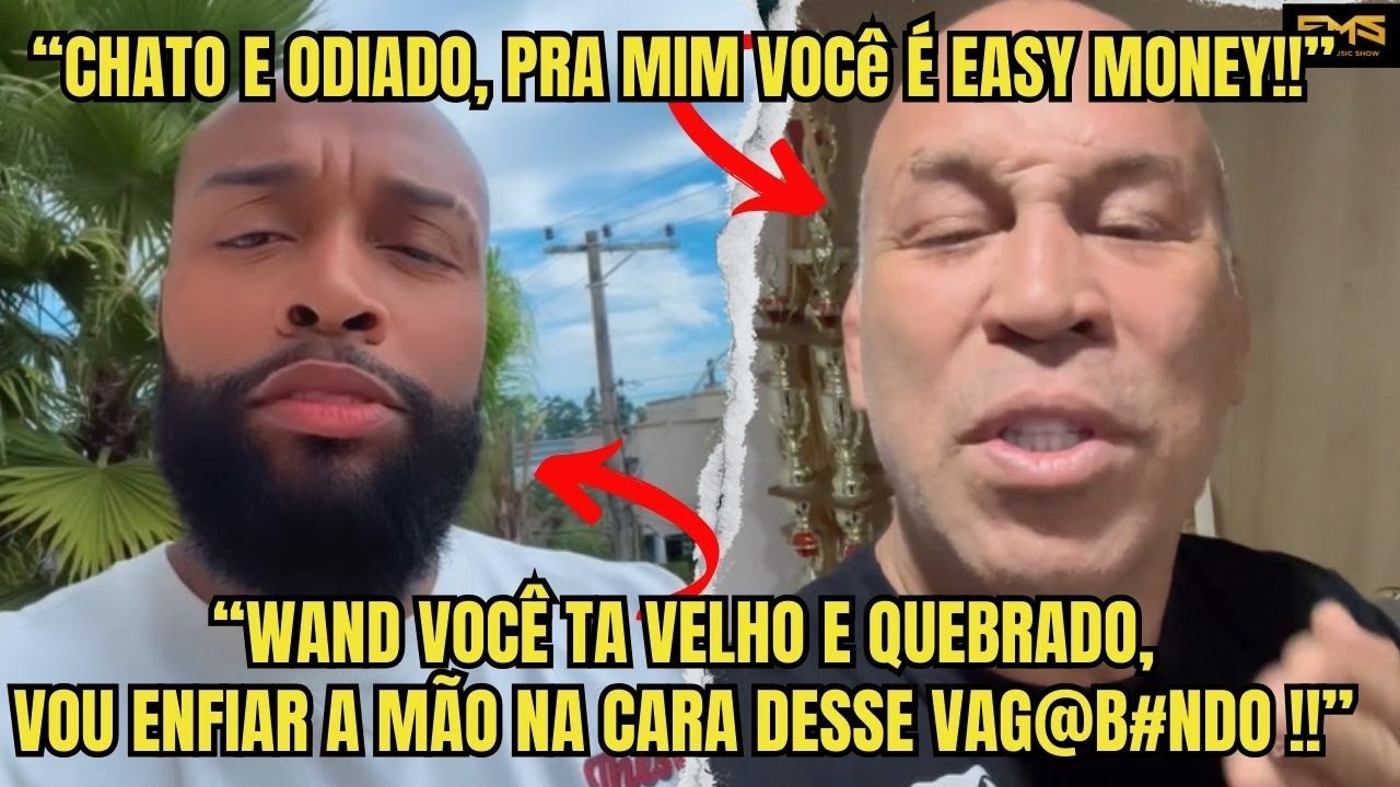 Nego Di x Wanderlei Silva: a guerra de palavras que pode virar luta histórica