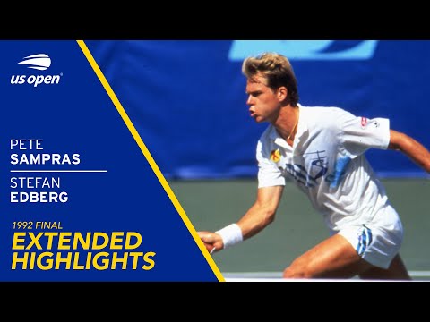 Stefan Edberg vs Pete Sampras Extended Highlights | 1992 US Open Final