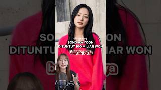 Download lagu Song Ha Yoon - Sued for 100 billion won in damages for bullying mp3