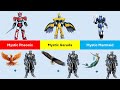 All Power Rangers Mystic Force Zords Vs Reality Power Rangers Legacy